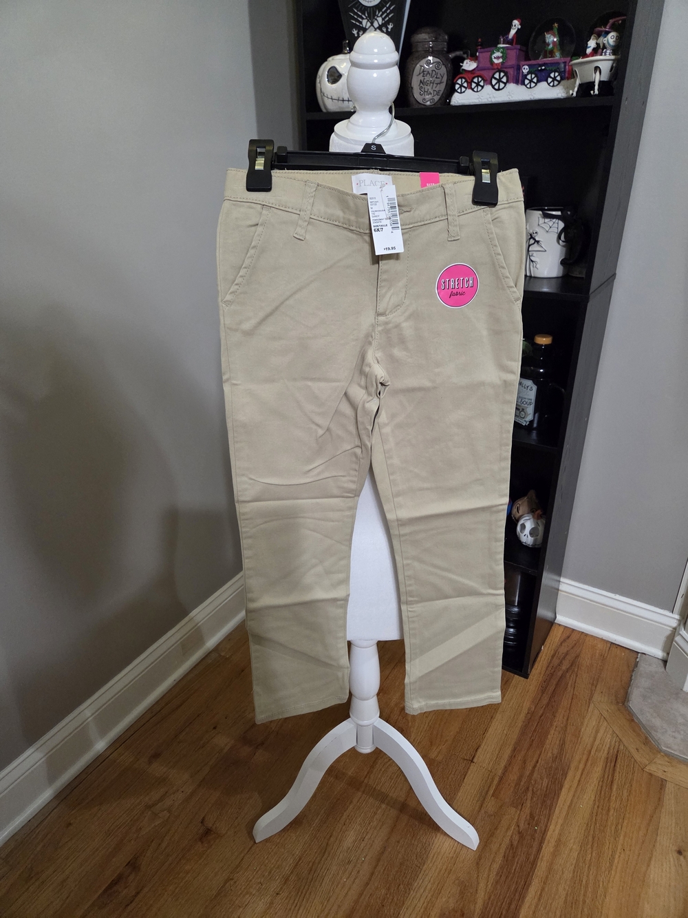 The Children's Place Beige Stretch Girls Pants